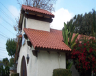 tile roof on church california