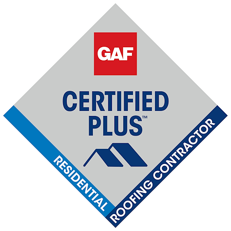 GAF Certified Plus Residential Certification Logo